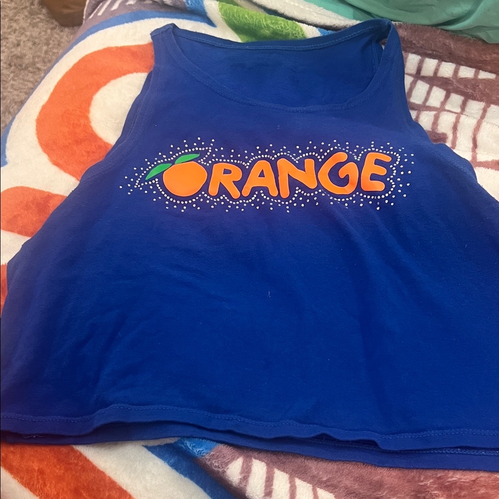 AM Stingray Allstars Orange crop top